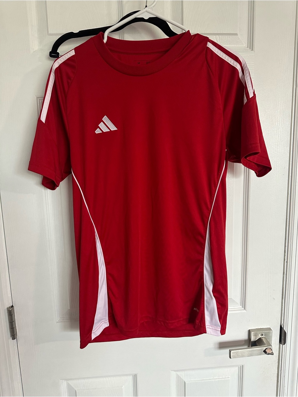 Adidas Red and White Men’s Soccer Jersey